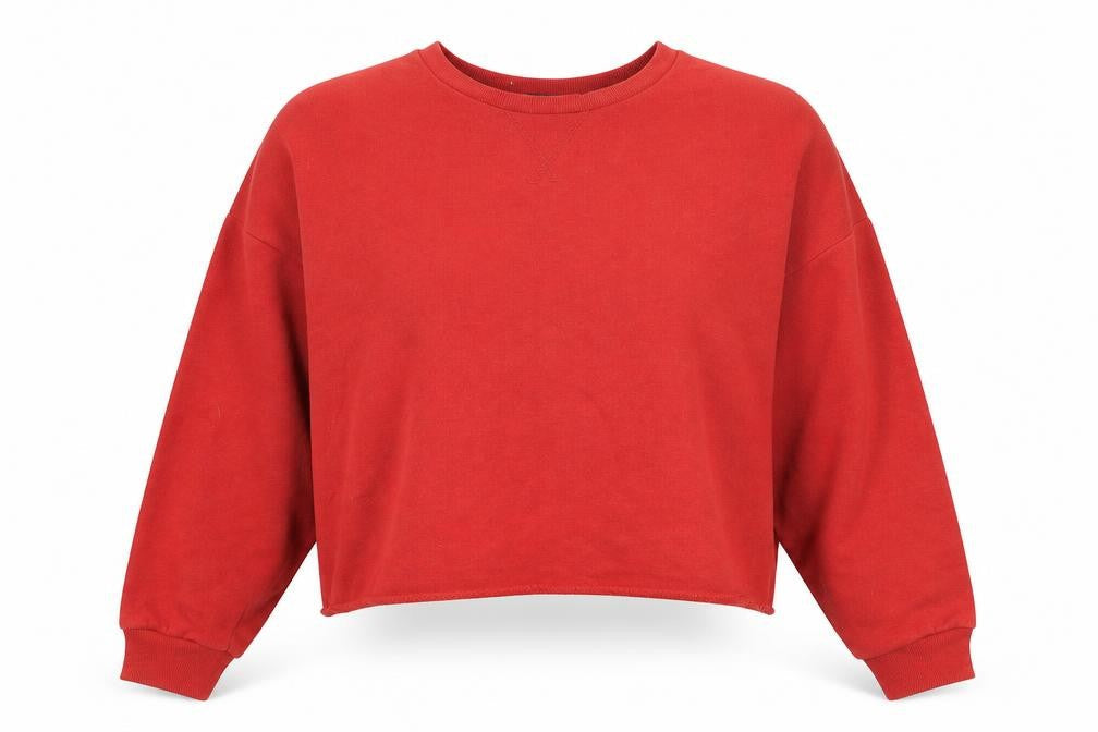 Primark Womens Orange   Pullover Sweatshirt Size XS  - Cropped