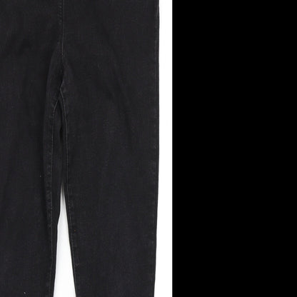 Preloved Studio Womens Black  Denim Jegging Jeans Size 16 L26 in - Detail
