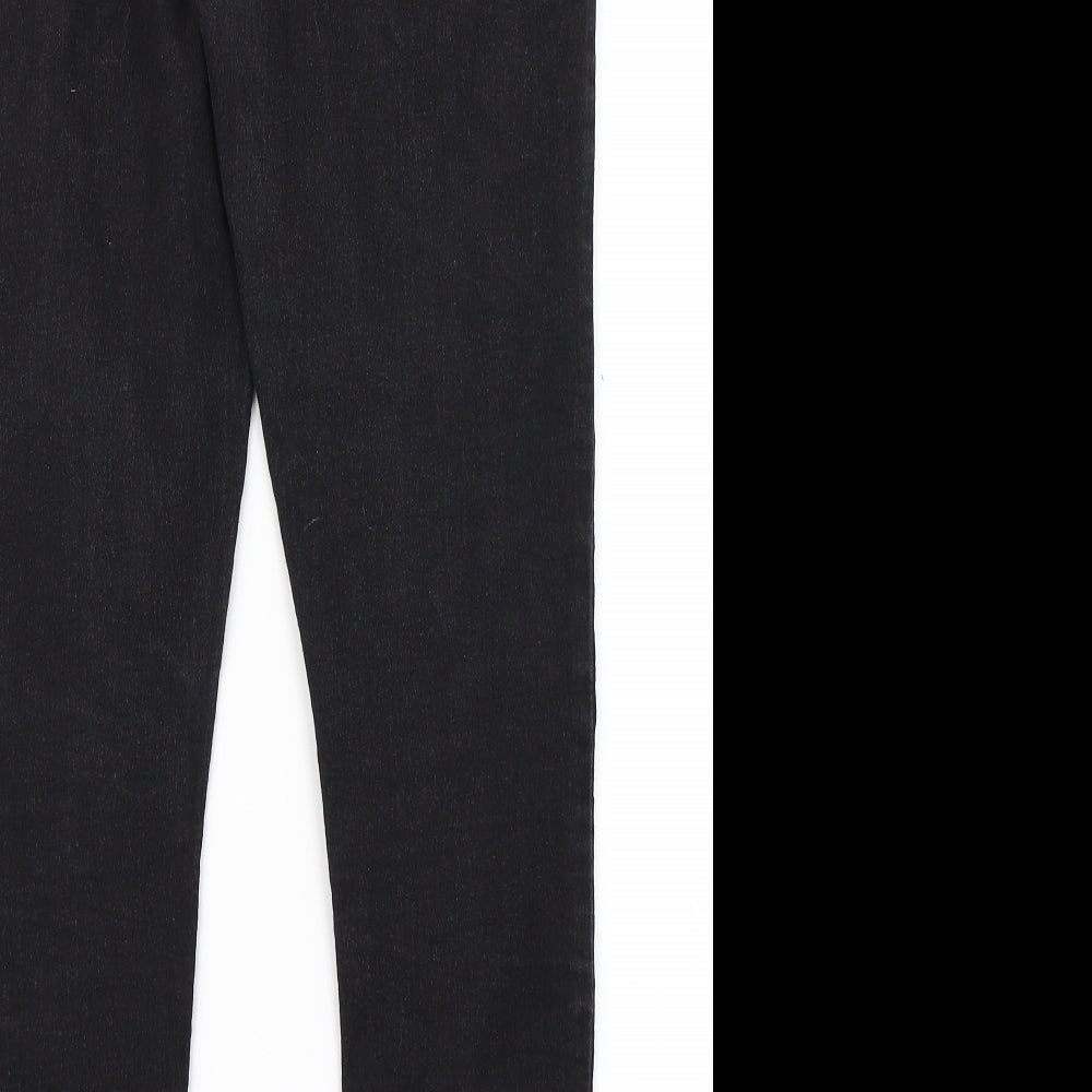 Studio Womens Black  Denim Jegging Jeans Size 16 L26 in