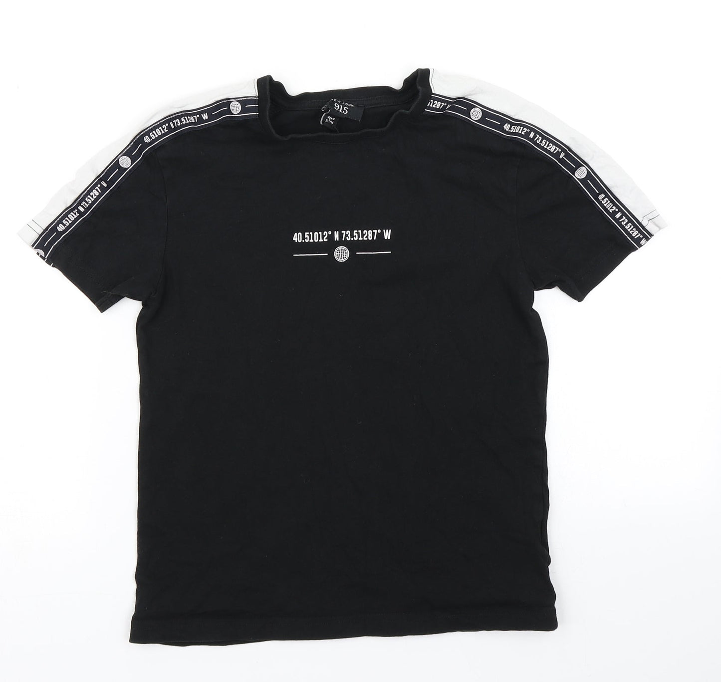 915 Generation Boys Black   Basic T-Shirt Size 9 Years
