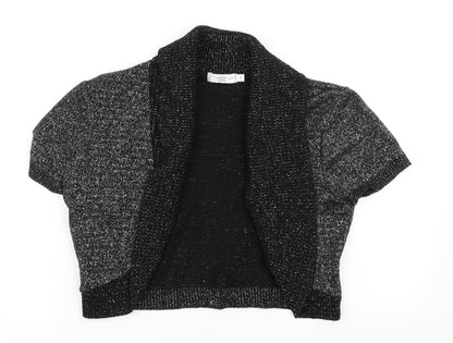 New Look Womens Black  Knit Cardigan Jumper Size 6