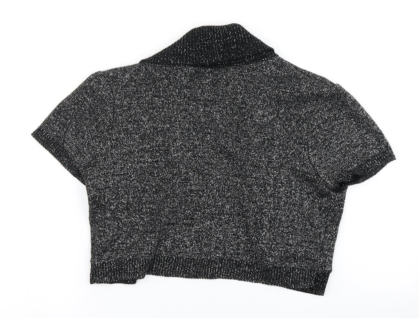 New Look Womens Black  Knit Cardigan Jumper Size 6