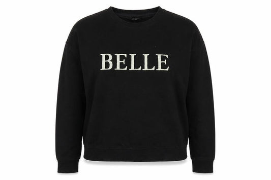 New Look Womens Black   Pullover Sweatshirt Size 10