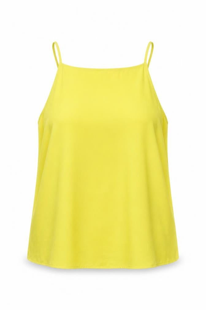 New Look Womens Yellow   Camisole Blouse Size 14