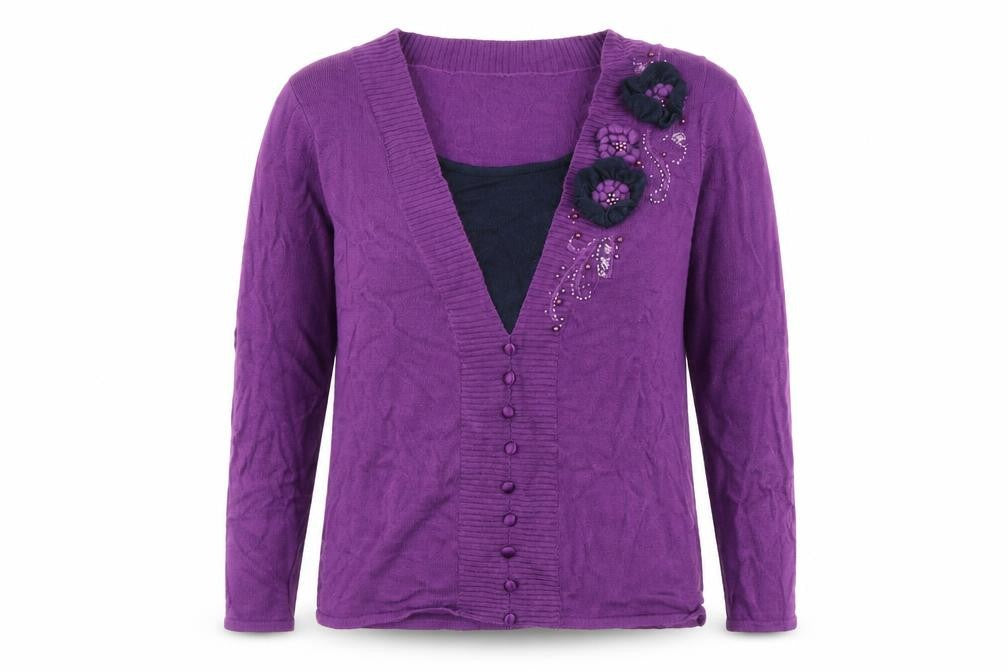 Special Collection Womens Pink Floral  Pullover Jumper Size 12