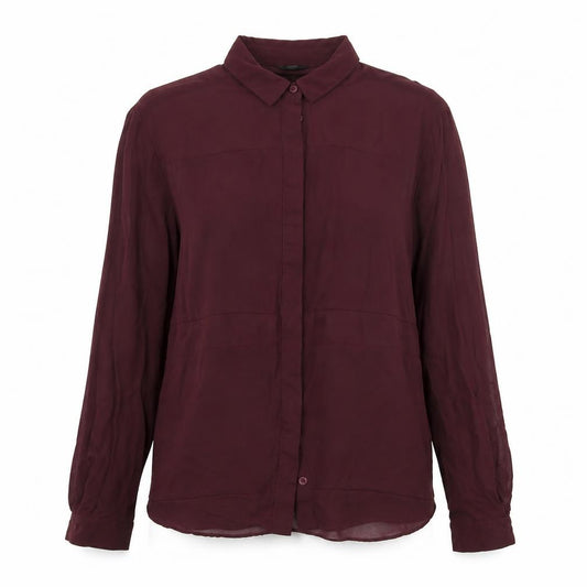 Topshop Womens Purple   Basic Button-Up Size 8