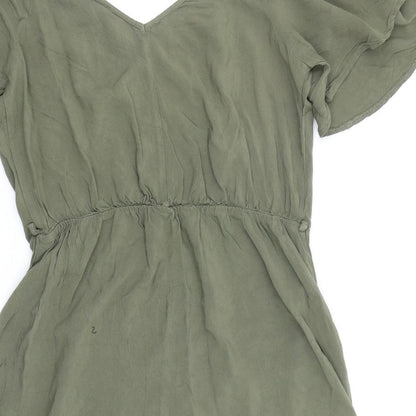 Preloved Asda George Womens Green   Fit & Flare  Size 12 - Label