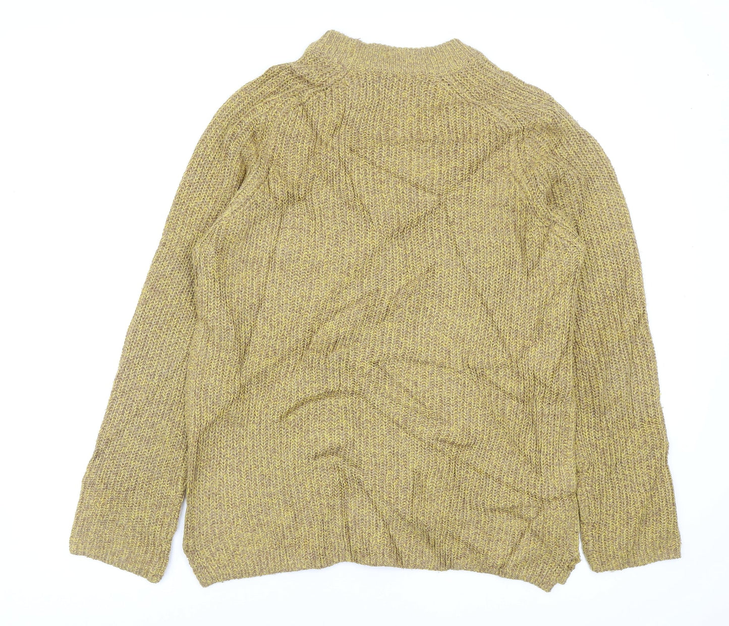 Pull&Bear Womens Yellow   Pullover Jumper Size 10