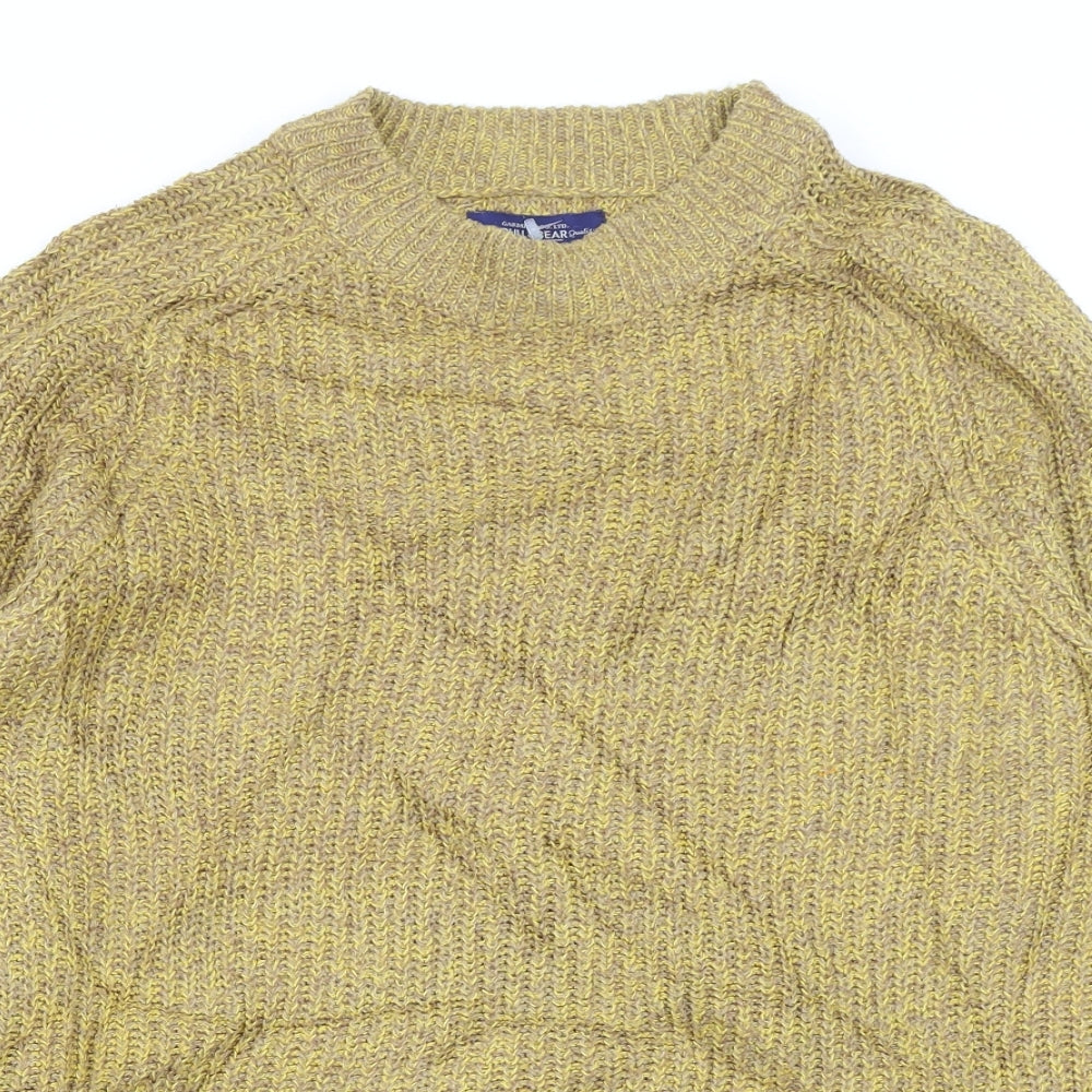 Pull&Bear Womens Yellow   Pullover Jumper Size 10