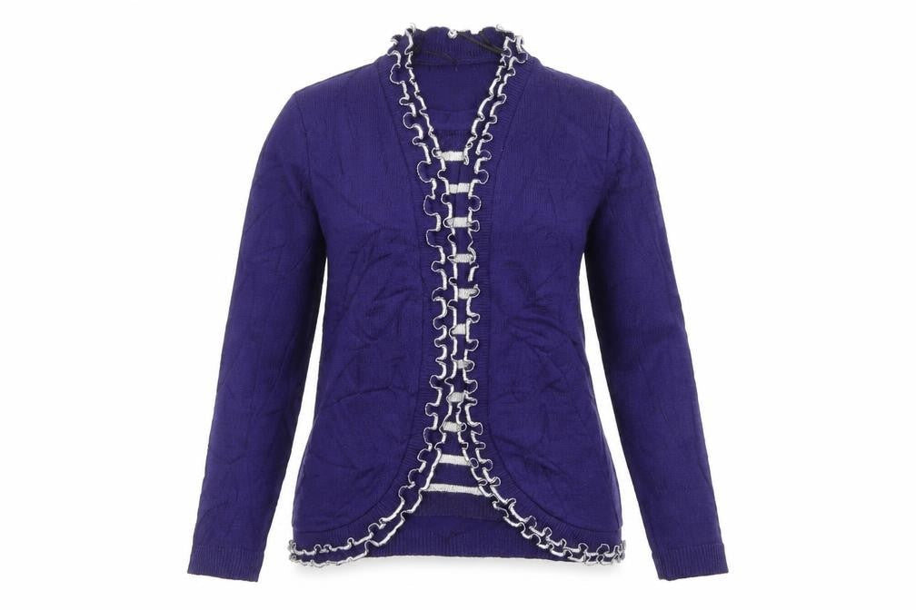 keeno Womens Blue   Pullover Jumper Size M