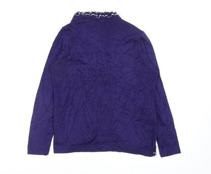 keeno Womens Blue   Pullover Jumper Size M