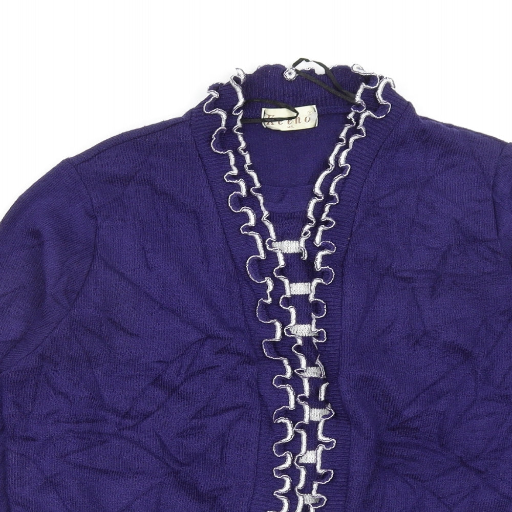 keeno Womens Blue   Pullover Jumper Size M