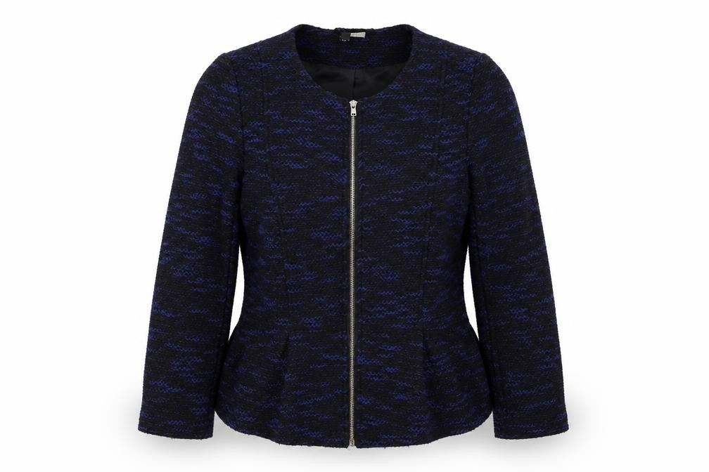 Divided by H&M Womens Blue Striped  Jacket  Size 14