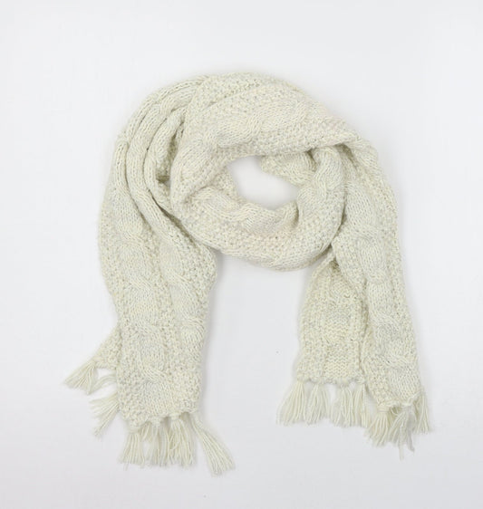 Preworn Womens Ivory  Knit  Scarf