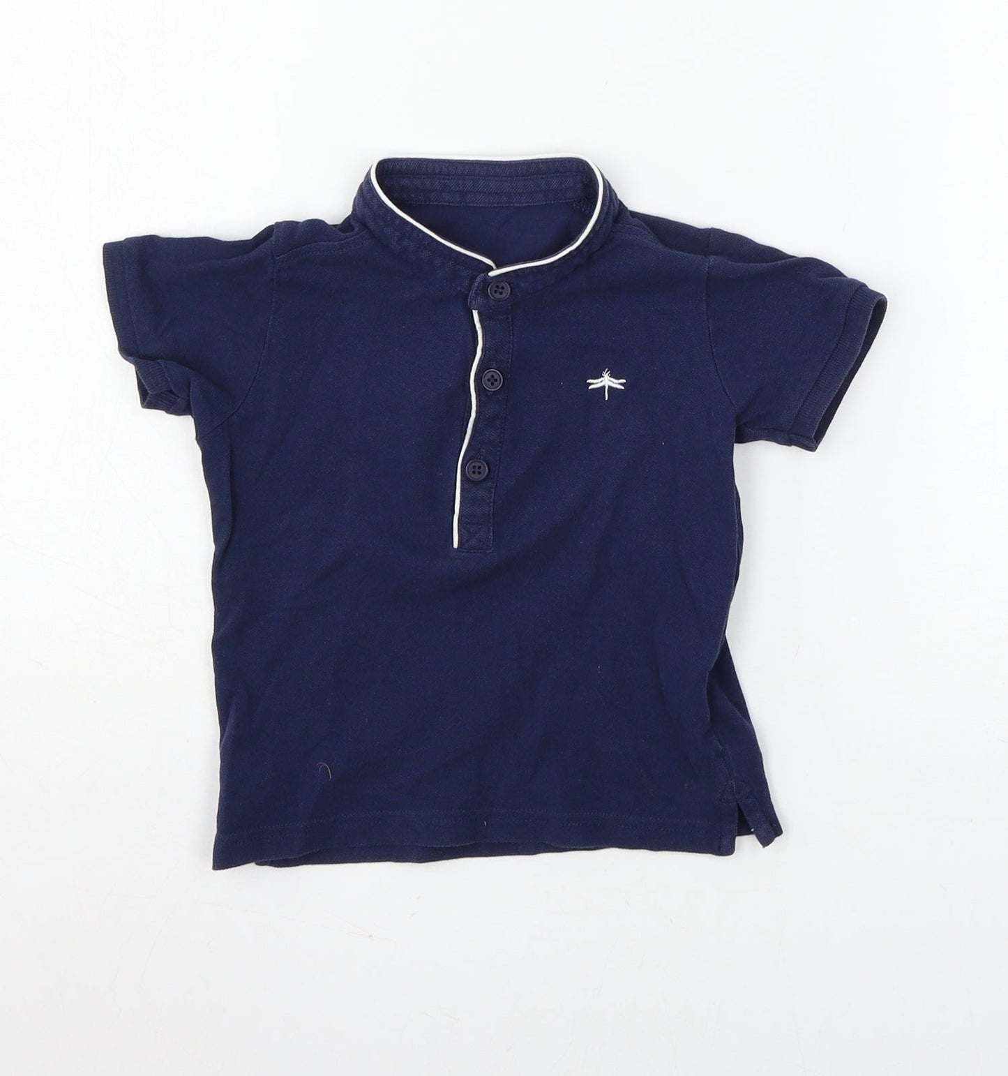 Matalan Baby Black  Jersey Basic T-Shirt Size 18-24 Months