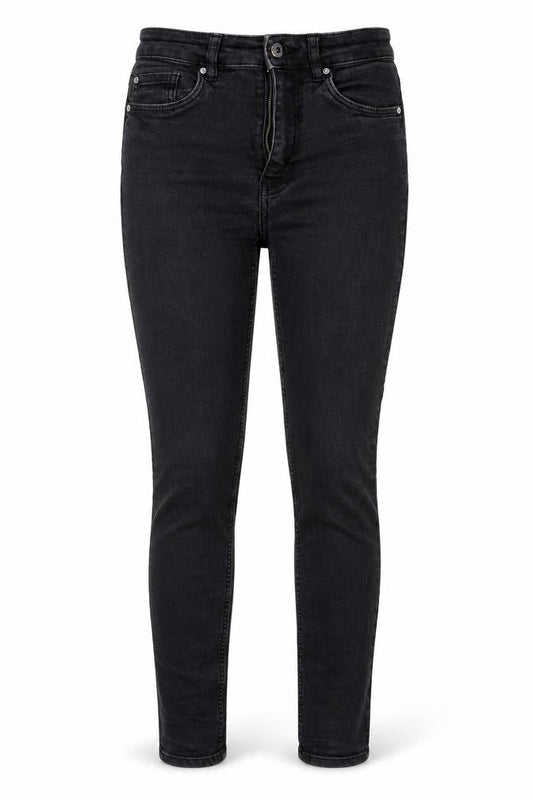 H&M Womens Black  Denim Jegging Jeans Size 6 L27 in