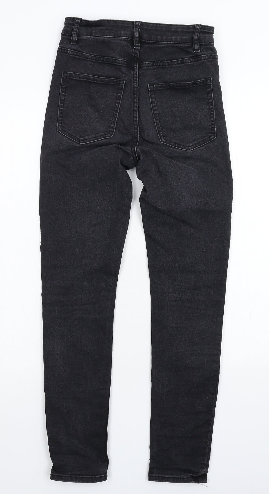 H&M Womens Black  Denim Jegging Jeans Size 6 L27 in