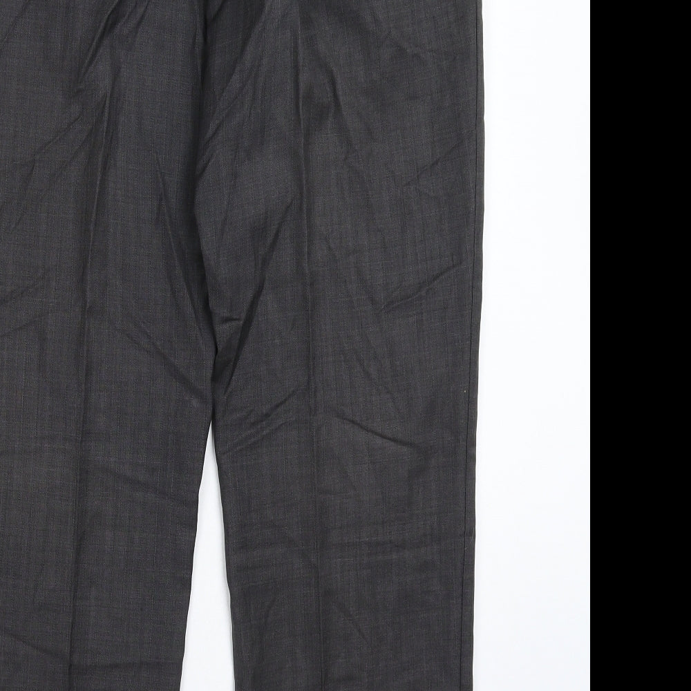 Marks and Spencer Mens Red   Dress Pants Trousers Size 34 L29 in