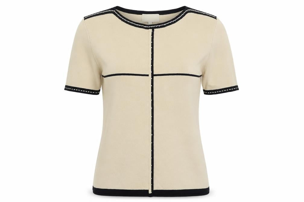 Frank Saul Womens Beige  Knit Pullover Jumper Size L