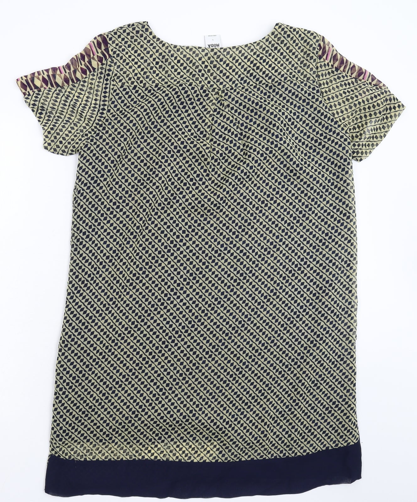 VERO MODA Womens Multicoloured Geometric  Mini  Size L