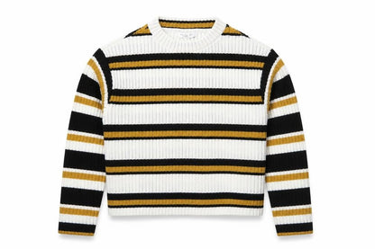 Topshop Womens Multicoloured Striped  Pullover Jumper Size 4