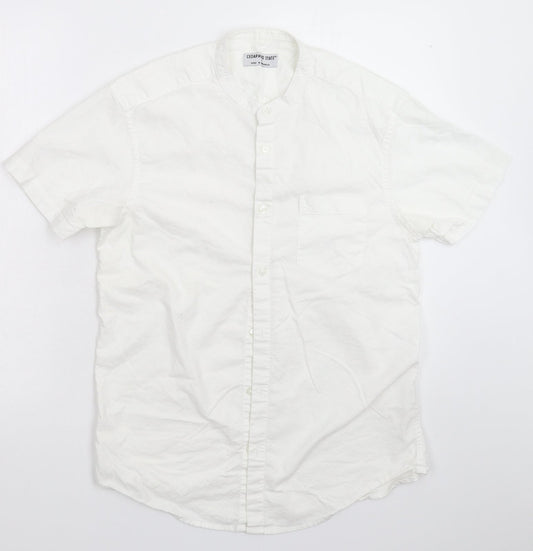 Cedar Wood State Mens White    Button-Up Size M