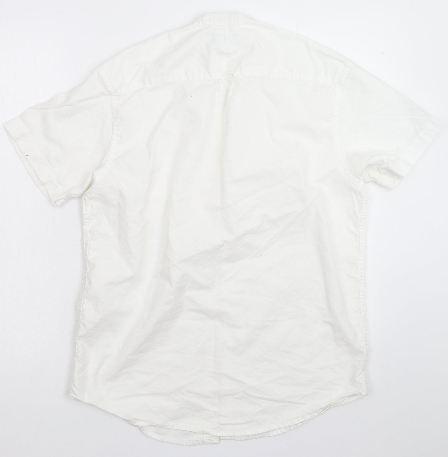 Cedar Wood State Mens White    Button-Up Size M