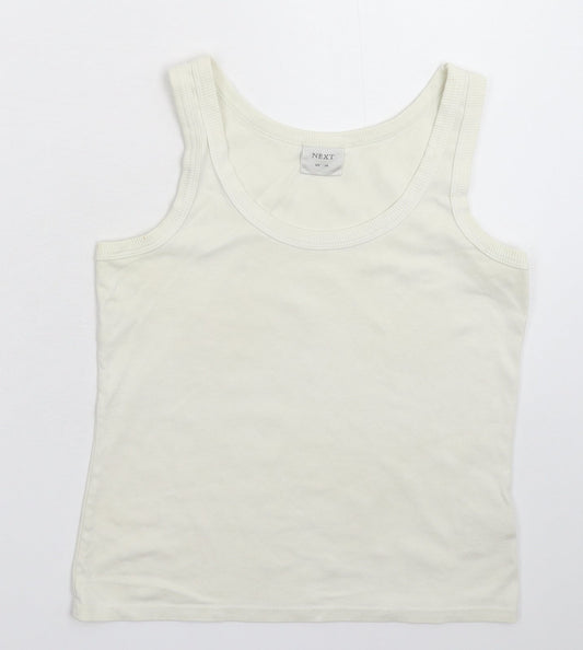 NEXT Womens White   Basic Tank Size 14