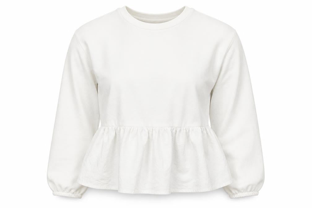 Primark Womens White   Pullover Sweatshirt Size 12