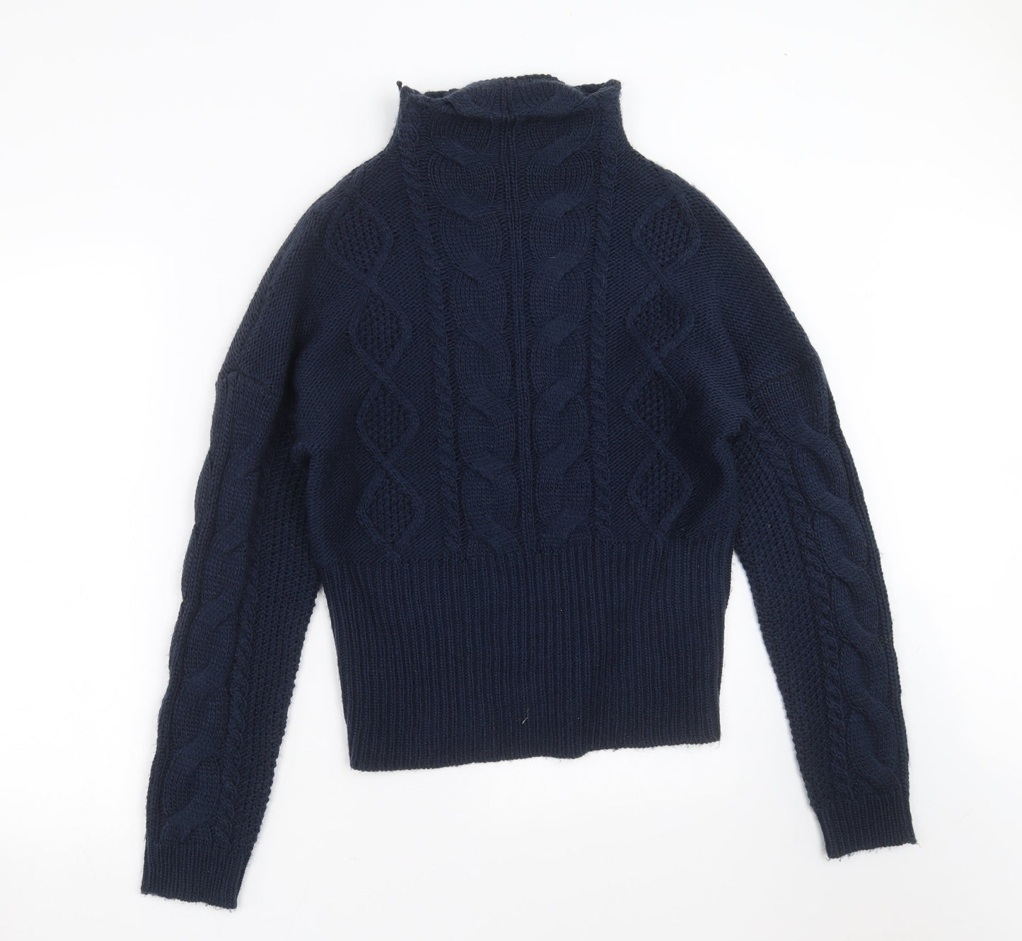 Fashion Union Womens Blue  Knit Pullover Jumper Size 12