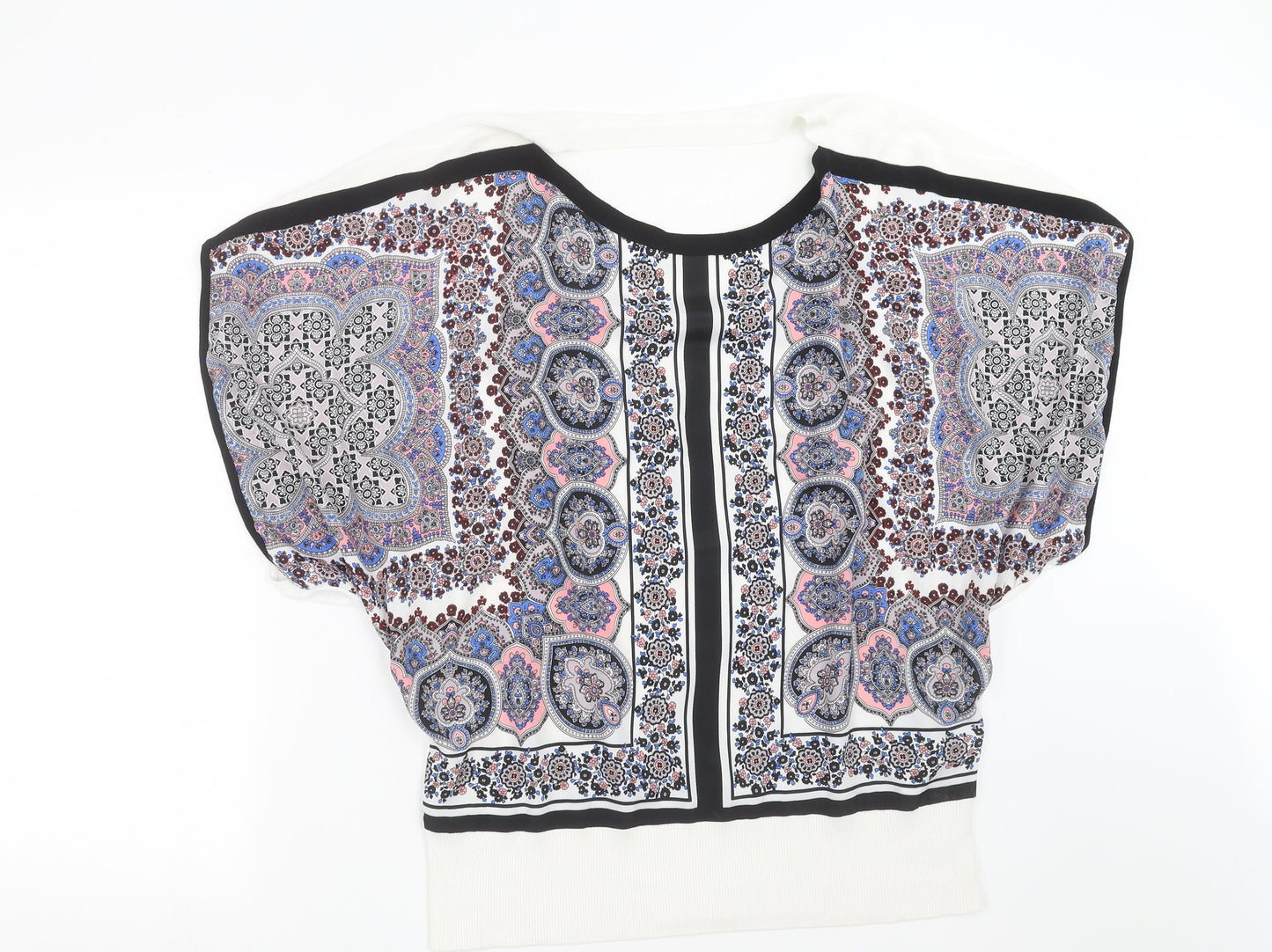 Oasis Womens Multicoloured Floral  Pullover Jumper Size L