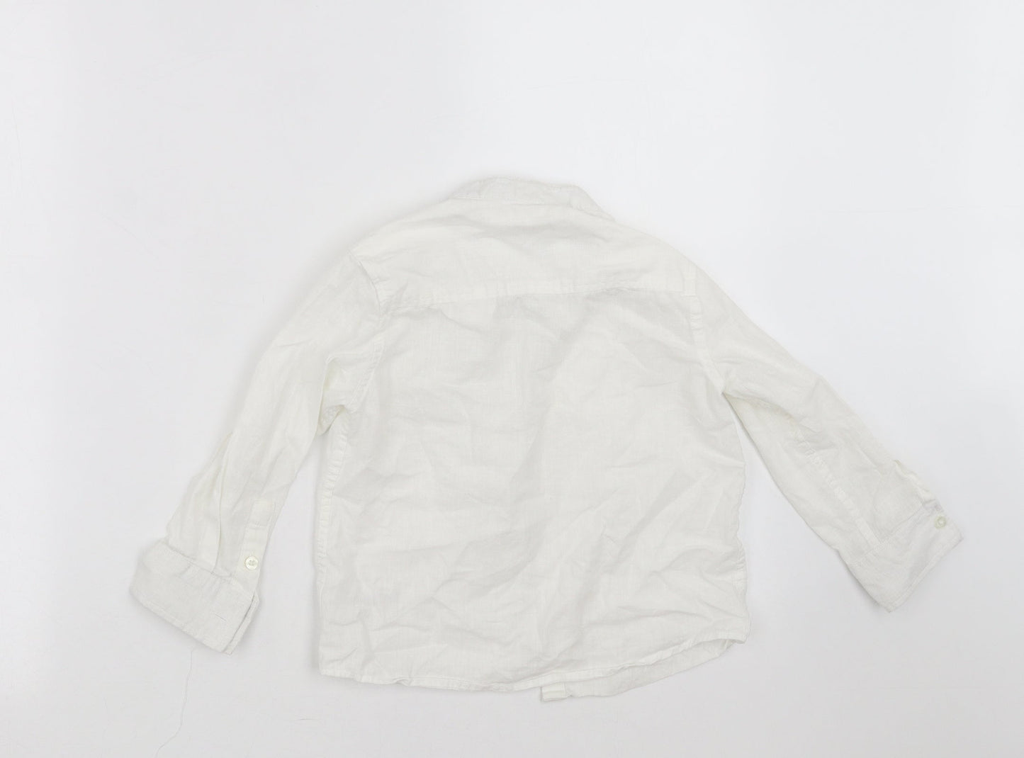 Notting Hill Boys White   Basic Button-Up Size 5 Years