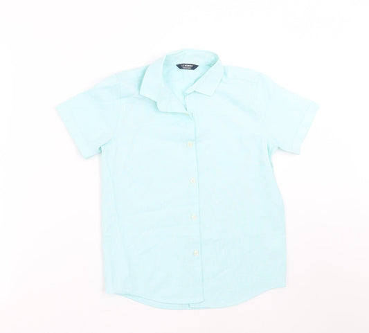 LC Waikiki Boys Green   Basic Button-Up Size 7-8 Years