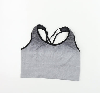 WorkOut     Womens Grey   Cropped Tank Size 12