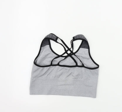 WorkOut     Womens Grey   Cropped Tank Size 12