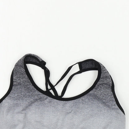 WorkOut     Womens Grey   Cropped Tank Size 12