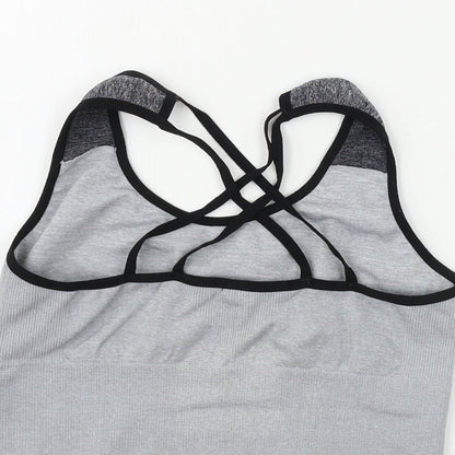 WorkOut     Womens Grey   Cropped Tank Size 12