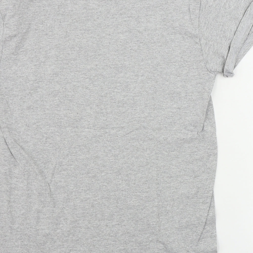 Gildan Womens Grey   Basic T-Shirt Size S