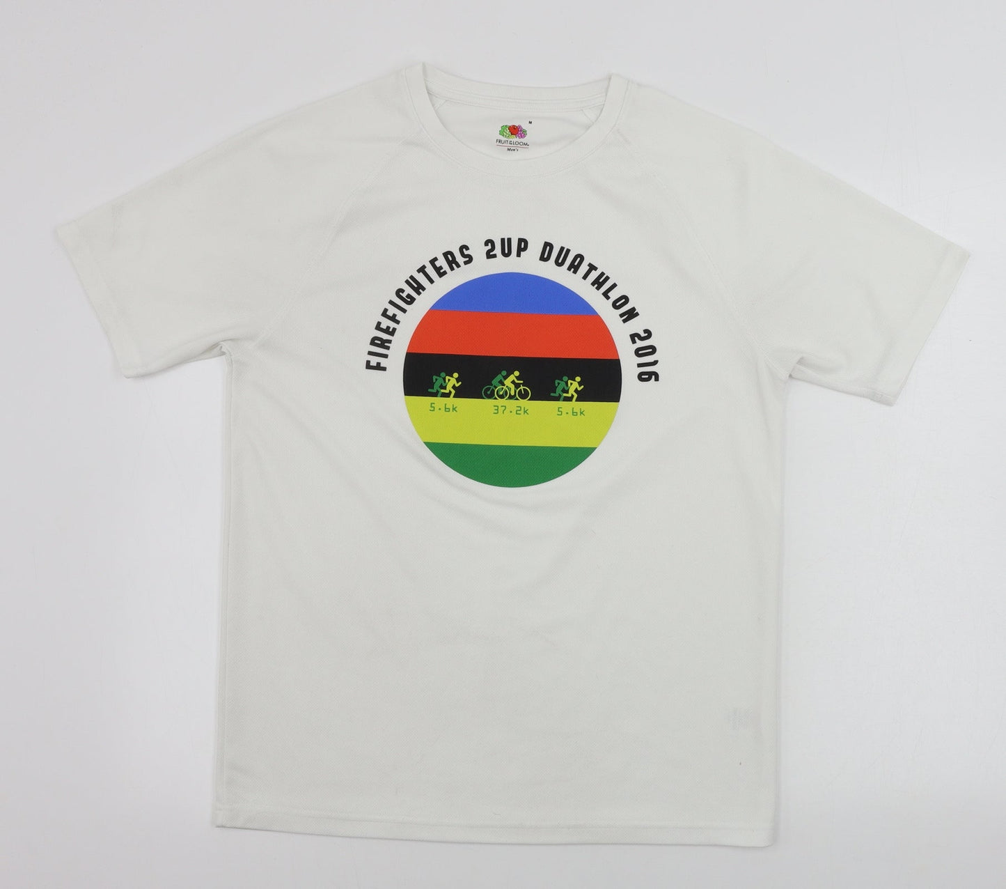 Fruit of the Loom  Womens White   Basic T-Shirt Size M