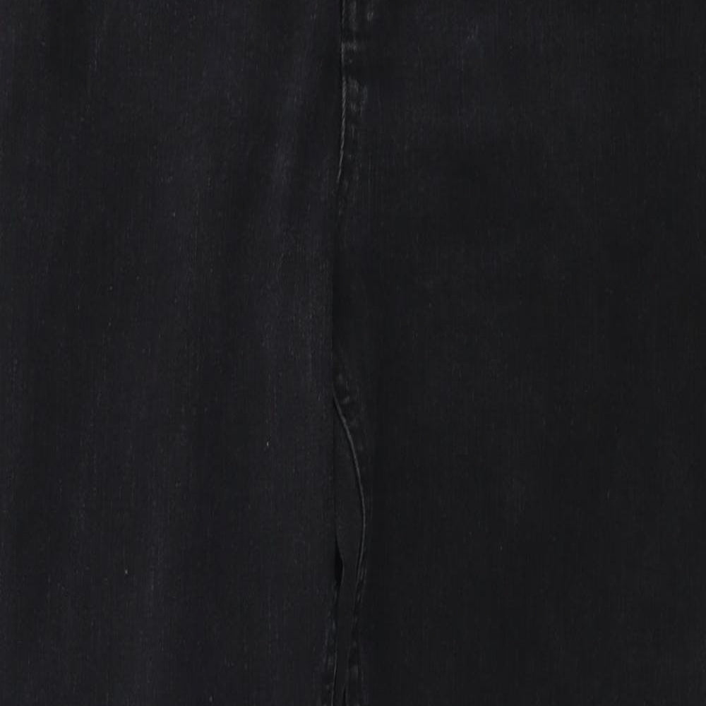 Marks and Spencer  Womens Black Houndstooth  Skinny Jeans Size 12 L24 in