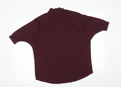 Atmosphere Womens Purple   Basic T-Shirt Size 8