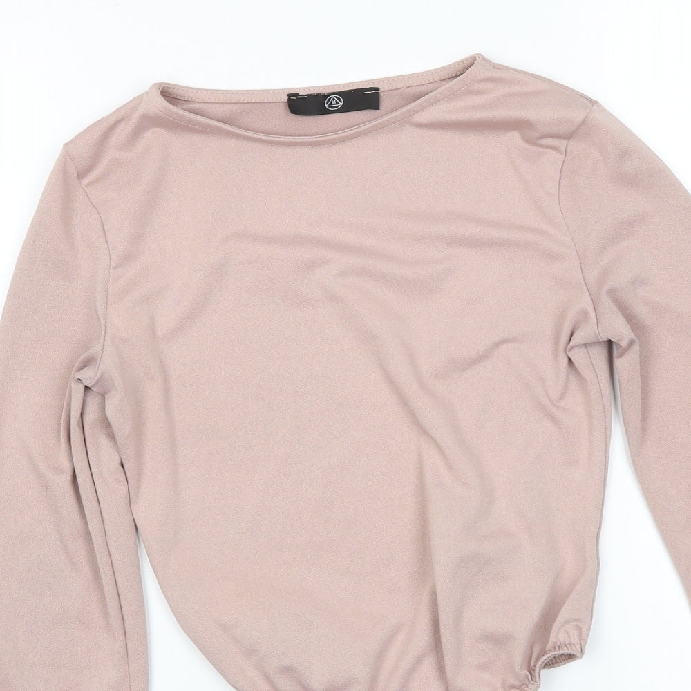 Missguided Womens Pink   Basic Blouse Size 8