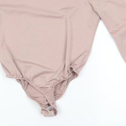 Preloved Missguided Womens Pink   Basic Blouse Size 8 - Label