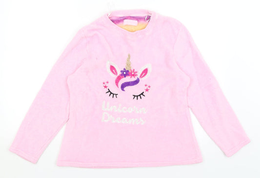 Unicorn Dreams Womens Pink   Pullover Jumper Size M