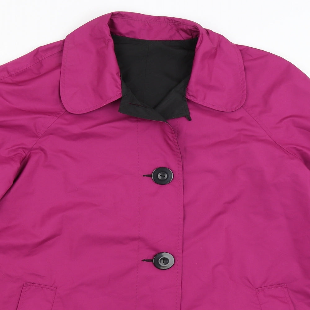 Centrigrade Womens Purple   Rain Coat Coat Size M