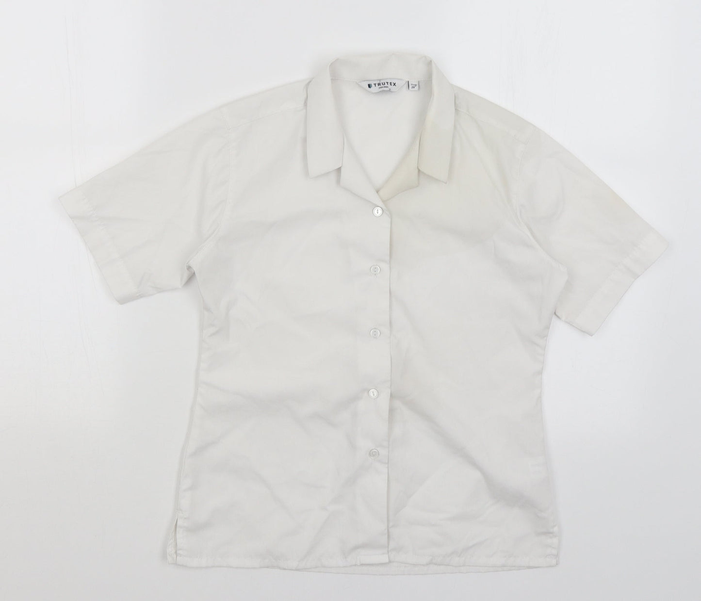 Trutex Girls White   Basic Button-Up Size 11 Years