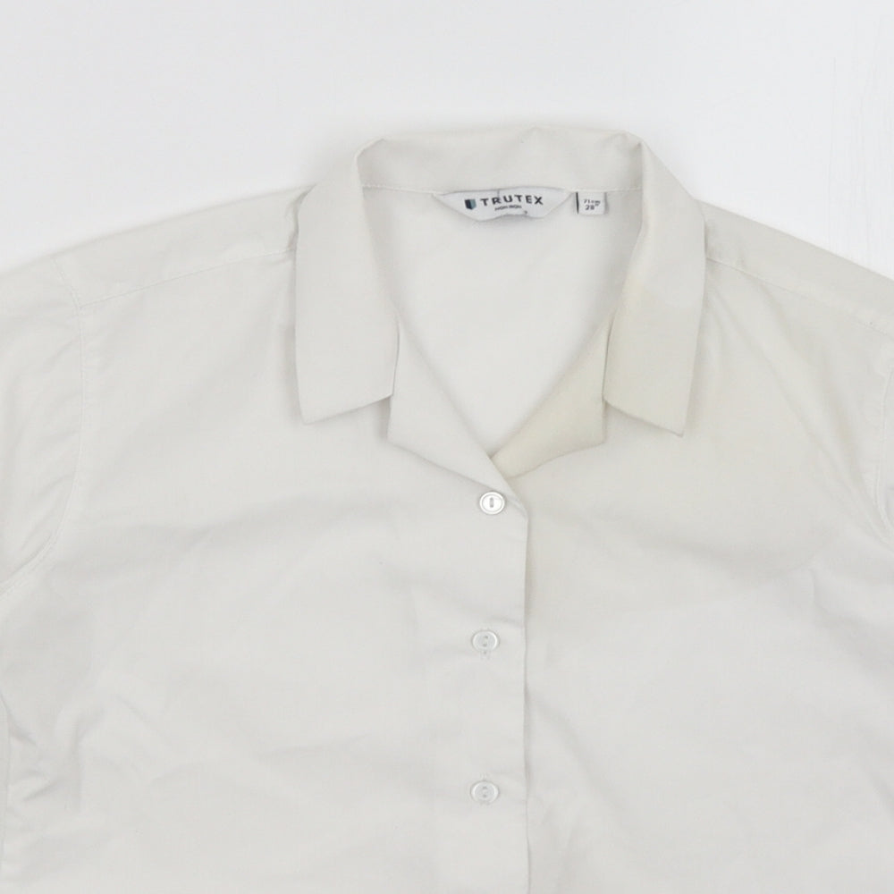 Trutex Girls White   Basic Button-Up Size 11 Years