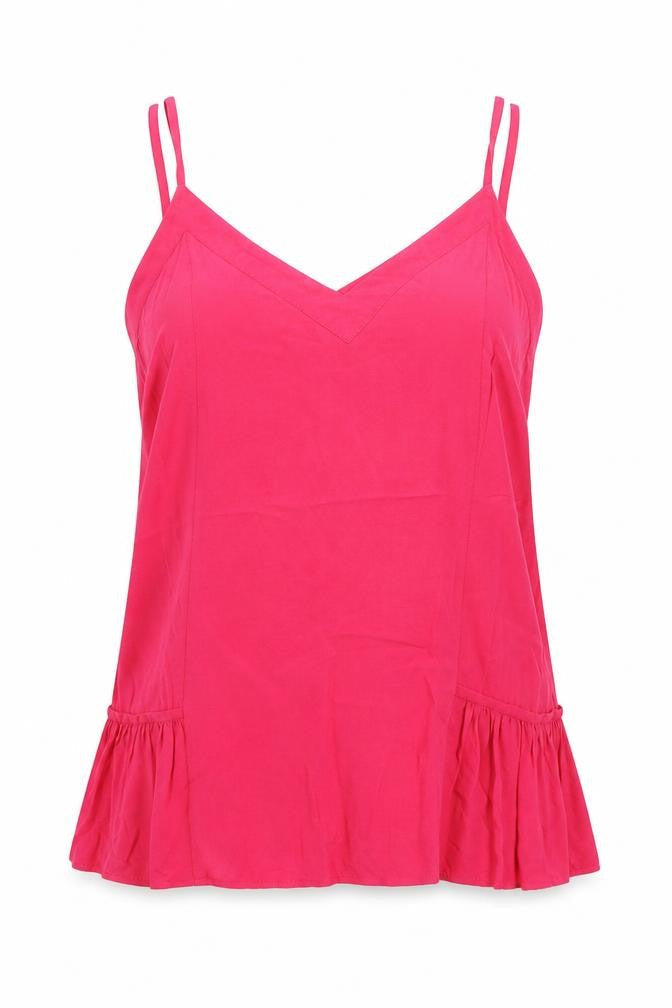 Warehouse Womens Pink   Basic Tank Size 14