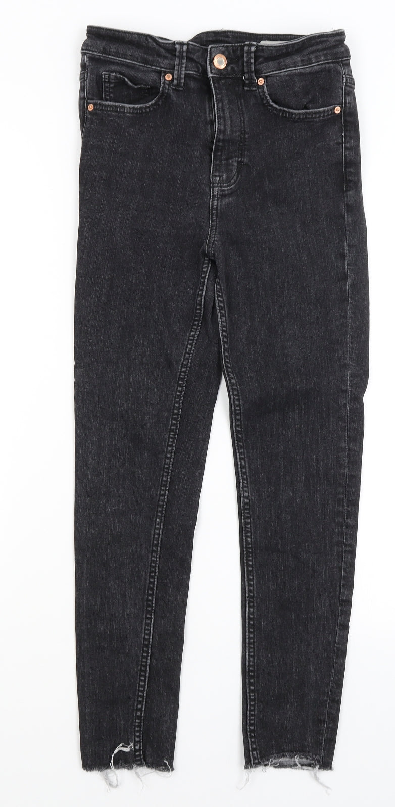 Marks & Spencer Womens Grey   Skinny Jeans Size 8 L25 in