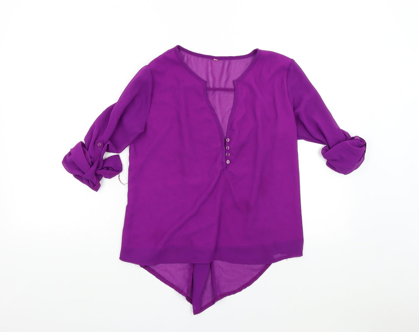 Preworn Womens Purple   Basic Blouse Size S